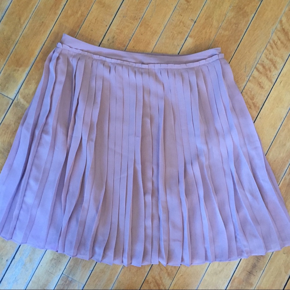 LC Lauren Conrad blush/nude skirt